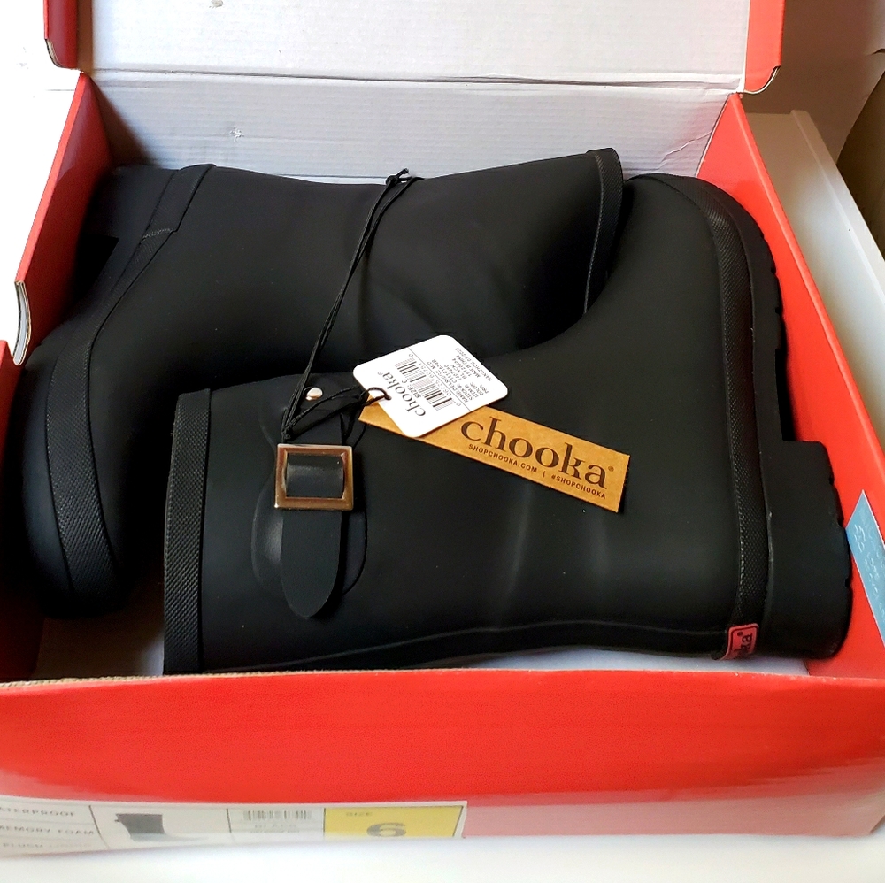 CHOOKA WOMEN'S RAINBOOTS NEW IN BX